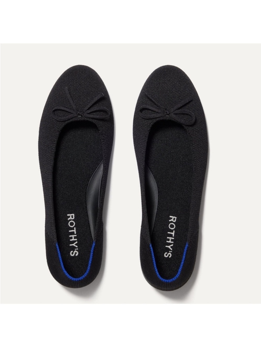 Rothy’s The Ballet Flat with Bow Black size 8
